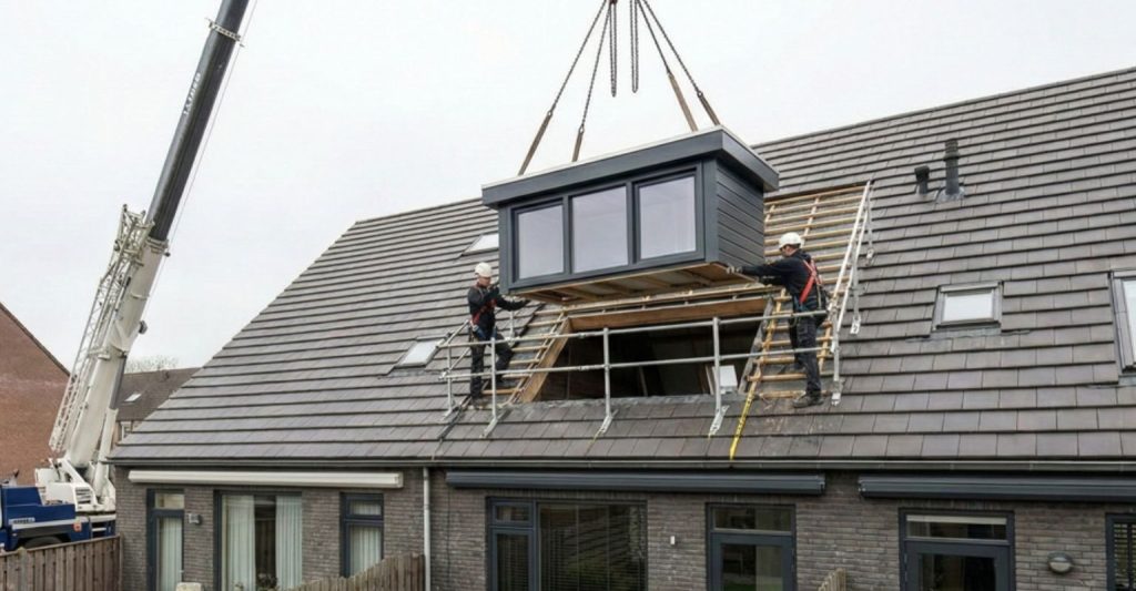 Dakkapel in Hoofddorp - Prefab dakkapel